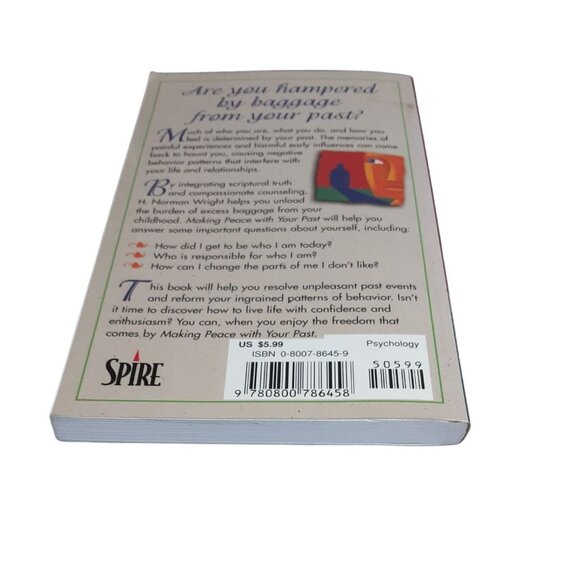 Making Peace With Your Past By H. Norman Wright Paperback - Picture 3 of 8